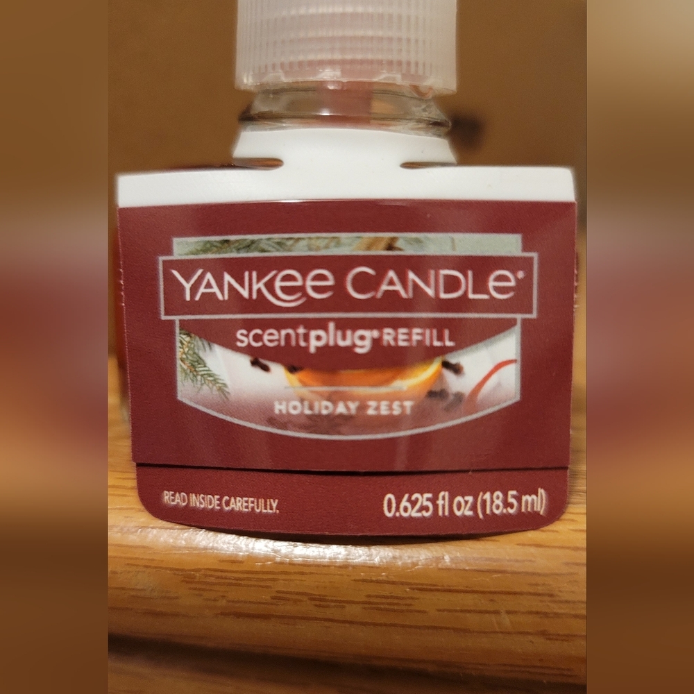 Set of 6 Yankee Candle Scent Plug Refills Holiday Zest